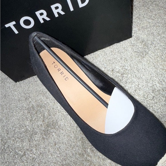 Torrid Black Canvas Wedge Espadrilles - Picture 9 of 9